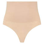 BYE-BRA - CINTO SEM EMENDA ESTILO TANGA BEIGE TAMANHO S