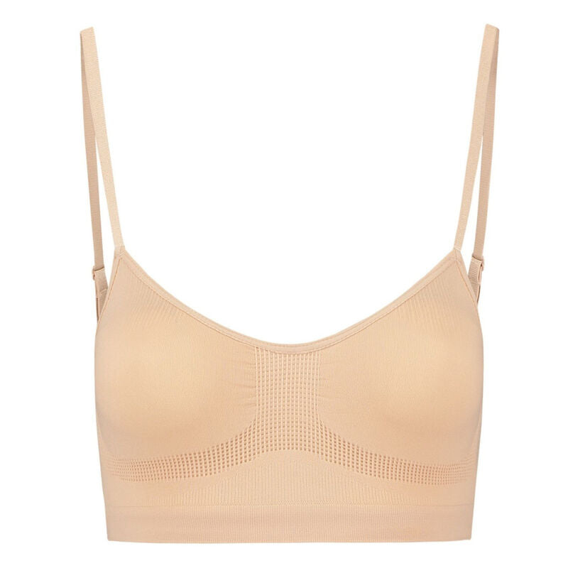 BYE-BRA - MEDIUM CONTROL SUTI SEM PONTOS BEIGE TAMANHO M