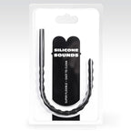 ALL BLACK - SONDA URETRAL DE SILICONE 8/10 MM