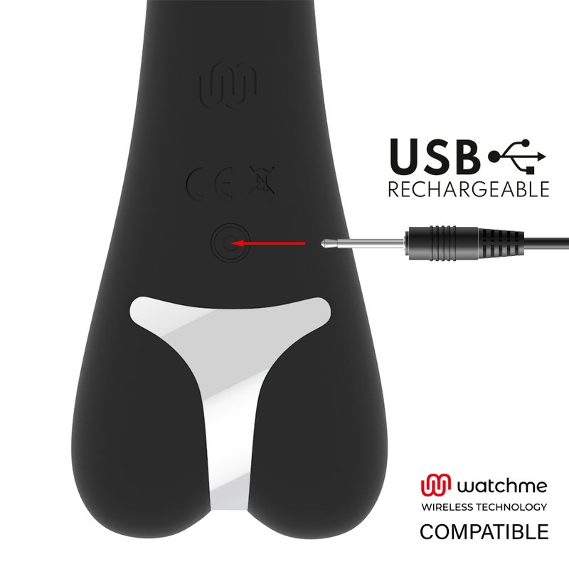 BRILLY GLAM - RYAN VIBRADOR + CONTROLO REMOTO WATCHME