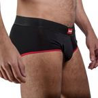 MACHO - CUECA MS24R VERMELHO ESCURO S