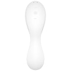 SATISFYER - CURVY TRINITY 5 ESTIMULADOR DE PULSO DE AR E APLICATIVO VIBRADOR BRANCO