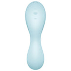 SATISFYER - CURVY TRINITY 5 ESTIMULADOR DE PULSO DE AR E APLICATIVO VIBRADOR AZUL