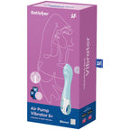 SATISFYER - AIR PUMP VIBRADOR 5+ APLICATIVO VIBRADOR INFLVEL G-SPOT AZUL