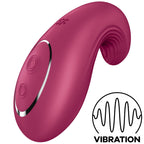 SATISFYER - VIBRADOR LAY-ON DIPPING DELIGHT VERMELHO
