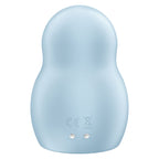 SATISFYER - PRO TO GO 1 ESTIMULADOR E VIBRADOR DE PULSO DE AR DUPLO AZUL