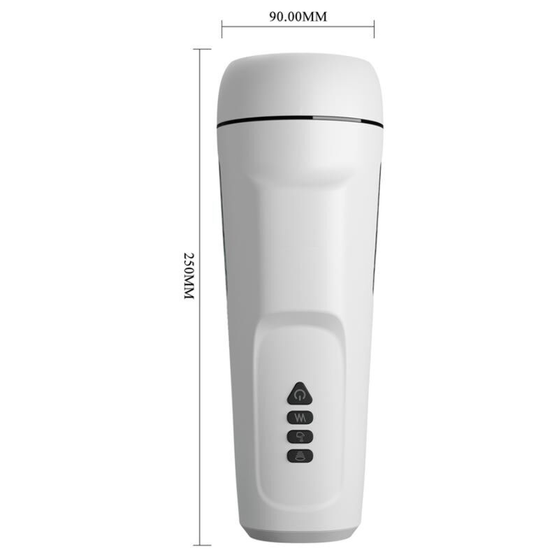 PRETTY LOVE - MASTURBADOR MASCULINO VIBRANTE SIENNA COM VOZ E SUCÇÃO