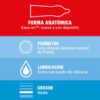 DUREX - PRESERVATIVOS SENSITIVE XL EXTRA LONGO 10 UNIDADES