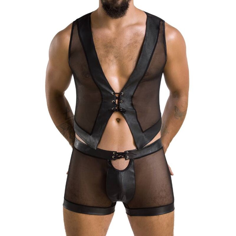 PASSION - 053 CONJUNTO WILLIAM BLACK S/M