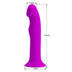 PRETTY LOVE - VIBRADOR MURRAY E ESTIMULADOR G-POINT ROXO
