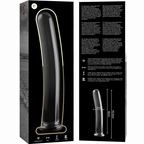 NEBULA SERIES BY IBIZA - MODELO 17 DILDO VIDRO BOROSILICADO TRANSPARENTE 18.5 CM -O- 3 CM
