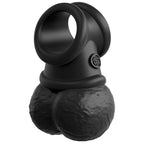 KING COCK - ELITE KIT DE ARNÊS AJUSTVEL DELUXE ANEL COM TESTÍCULOS E DILDO 20.3 CM