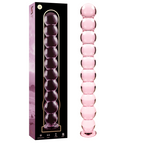 NEBULA SERIES BY IBIZA - MODELO 22 DILDO VIDRO BOROSILICADO ROSA 21.5 CM -O- 2.5 CM