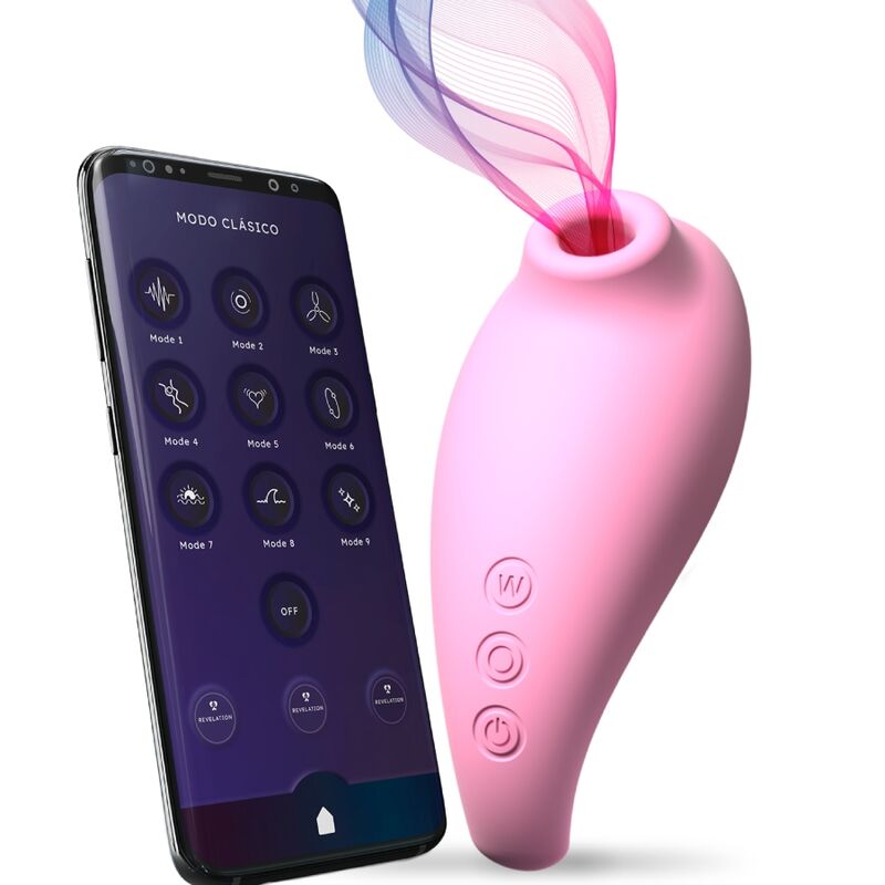 ADRIEN LASTIC - SUCKER DE CLITÓRIS ROSA REVELATION - APLICATIVO GRATUITO