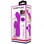 PRETTY LOVE - VIBRADOR DE COELHO RECARREGVEL GLORIA - ROXO IMPERMEVEL