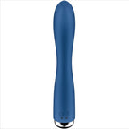 SATISFYER - SPINNING COELHO 1 CLITÓRIS E ESTIMULAO G-SPOT AZUL
