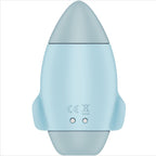 SATISFYER - VIBRADOR DE IMPULSO DUPLO PEQUENO AZUL MISSION CONTROL