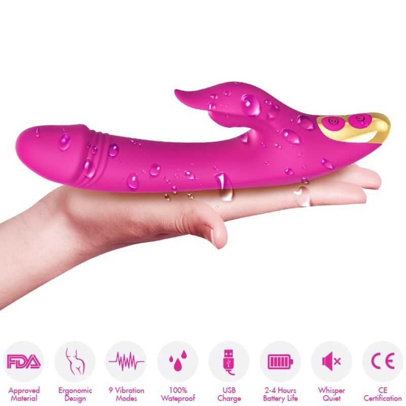 ARMONY - LOVE CLITORIS & PONTO G VENTOSA FÚCSIA