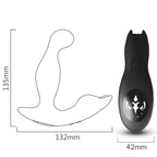 ARMONY - BAT KING VIBRADOR ANAL PRÓSTATA ROTATOR CONTROLE REMOTO PRETO