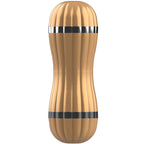 ARMONY - BEVIS DUPLO MASTURBADOR VAGINAL E BOCAL SEM VIBRAÇÃO DOURADO