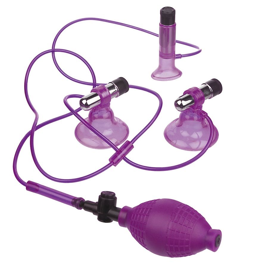FETISH FANTASY SERIES - VIBRADOR DE TRIPLA SUCÇÃO