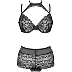 LIVCO CORSETTI FASHION - COLEO LINERA FOR THE SENSES BRA + CALA PRETA