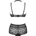 LIVCO CORSETTI FASHION - COLEO LINERA FOR THE SENSES BRA + CALA PRETA L/XL