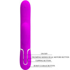 PRETTY LOVE - PERLITA MULTIFUNO 3 EM 1 VIBRADOR G-SPOT VIOLETA