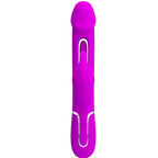 PRETTY LOVE - VIBRADOR COELHO DEJON 3 EM 1 MULTIFUNO FUCSIA