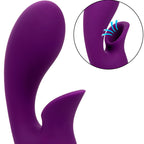 CALEXOTICS - ESTIMULADOR E SUCCIONADOR HUNTINGTON BEACH HEARTBREAKER ROXO DA CALIFORNIA DREAMING