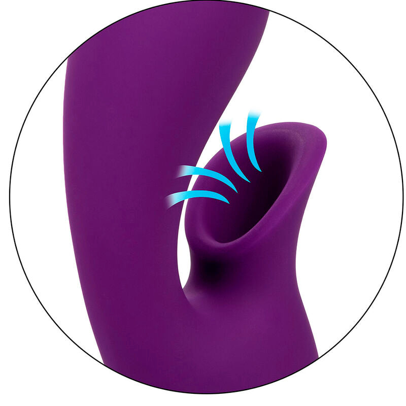 CALEXOTICS - ESTIMULADOR E SUCCIONADOR HUNTINGTON BEACH HEARTBREAKER ROXO DA CALIFORNIA DREAMING