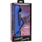 CALEXOTICS - LA LOVE VIBRADOR E SUCÇÃO AZUL DA CALIFORNIA DREAMING