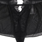 SUBBLIME - TEDDY HALTER NECK BARE BACK LACE PRETO L/XL