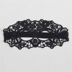 QUEEN LINGERIE - MSCARA DE RENDA PRETA