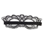 QUEEN LINGERIE - MSCARA DE RENDA FINA PRETA