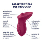 SATISFYER - VIBRADOR EXCITERRR LAY-ON CLITÓRIS FÚCSIA