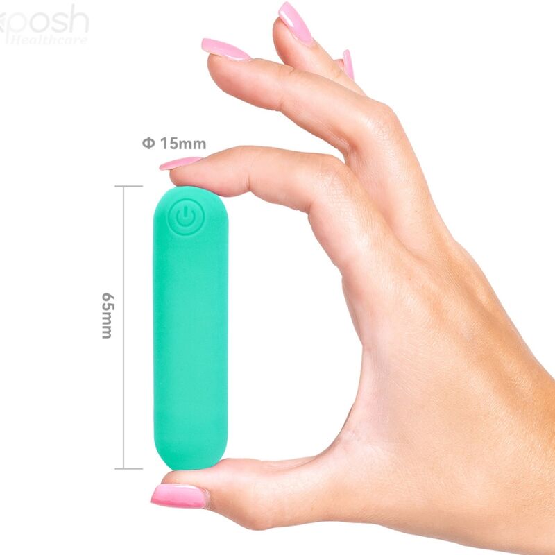 ARMONY - SPLASH JOLINE VIBRADOR BULLET SILICONE CONTROLE REMOTO 10 VIBRAÇÕES 65 X 15 CM VERDE