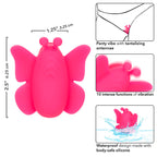 CALEXOTICS - NEON VIBES FLUTTER VIBE  ESTIMULADOR DE VIBRAÇÃO 10 VIBRAÇÕES ROSA