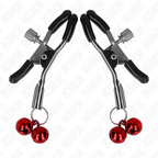 KINK - GRAMPO DE BICO DUPLO SINO VERMELHO 6 CM