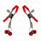KINK - GRAMPO DE BICO DUPLO VERMELHO VERMELHO 6 CM