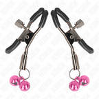 KINK - GRAMPO DE BICO DUPLO SINO ROSA 6 CM