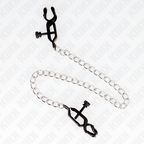 KINK - PINÇAS DE CORRENTE PLANA PRATA 30 CM