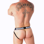 MACHO - MX26X1 JOCK GRID BRANCO XL