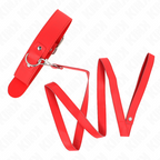 KINK - COLAR COM CINTO 116 CM ALÇA ROJO AJUSTÁVEL 32-50 CM X 8 CM