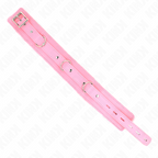KINK - COLAR COM TRELA 65 CM COM RESTRIÇÕES ROSA 36-42 CM X 5,5 CM