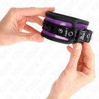 KINK - PUNHOS DE NEOPRENE ROXO CLARO AJUSTÁVEIS 21-28 CM X 5 CM