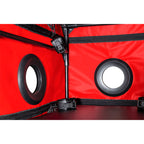 SECRET DOME - KINK CLUB LA NICHE CABIN PRETO E VERMELHO