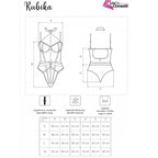LIVCO CORSETTI FASHION - RUBIKA LC XG079 BODY COM GARGANTILHA PRETO XL