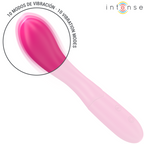 INTENSE - LISETTE VIBRADOR 19 CM FLEXÍVEL 10 VIBRAÇÕES ROSA