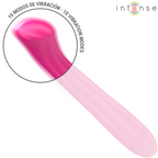 INTENSE - PATY VIBRADOR 19 CM FLEXÍVEL 10 VIBRAÇÕES MODELO 2 ROSA